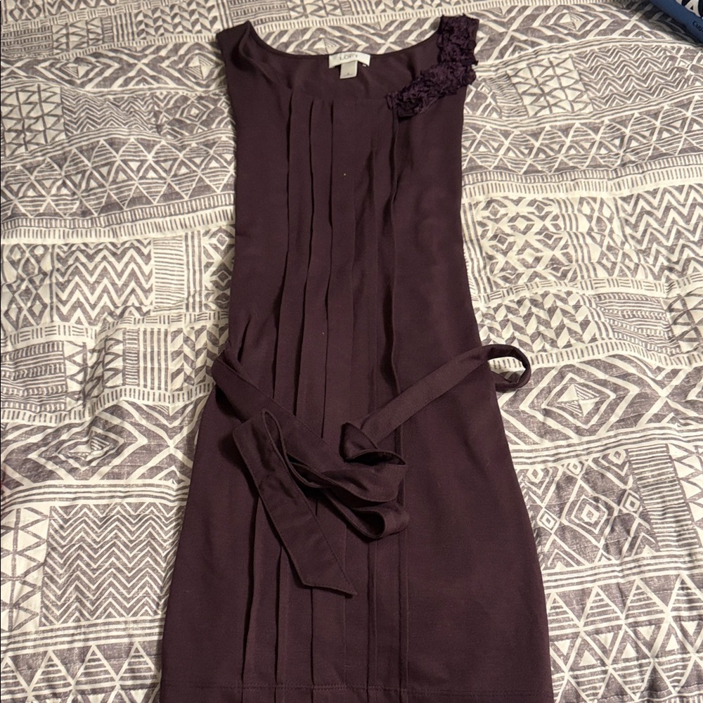 LOFT Plum Dress